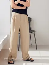 涼しさと快適さを両立！エアリーな高腰ワイドパンツ【ストレート・ドレープ感・スリム効果】