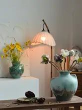 高級感ある緑色の異形陶器花瓶【水培用・セラミック・インテリア装飾】