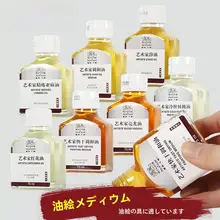 ウィンザー&ニュートン 油絵用メディウム 75ml グラス瓶入り【光沢仕上げ・速乾・無味の希釈剤】