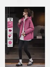 デザイン性の高いキルティングパーカー【フード付き・ゆったりシルエット・冬用】