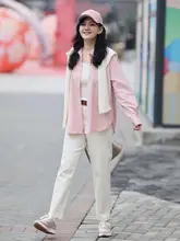 エラスティックデニムホワイトパンツ【スリムフィット・女性用・柔らかい生地】