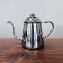 日本製 ステンレス コー ヒードリップポット【極細ノズル・直火対応・大容量】