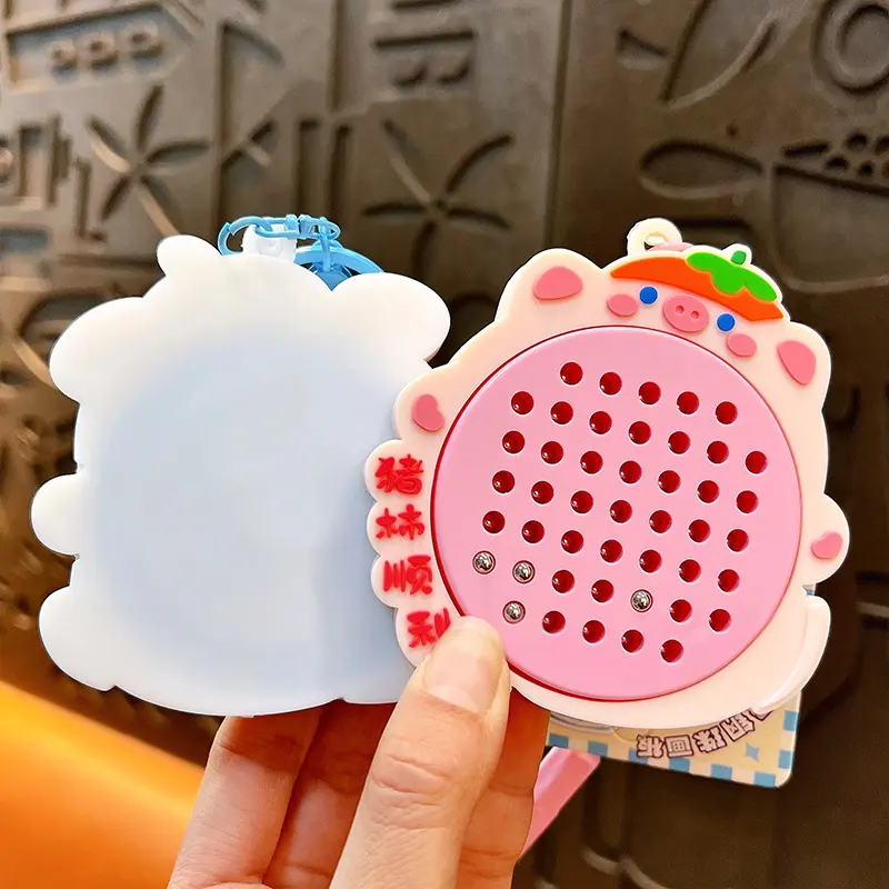 マグネット付きボードキーホルダー【多機能・かわいいデザイン・子供向け】（セットアップ対応）