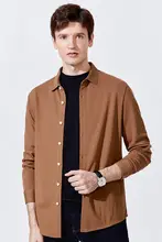 極上の柔らかさの長袖シャツ【ブルー・カジュアル・春用】