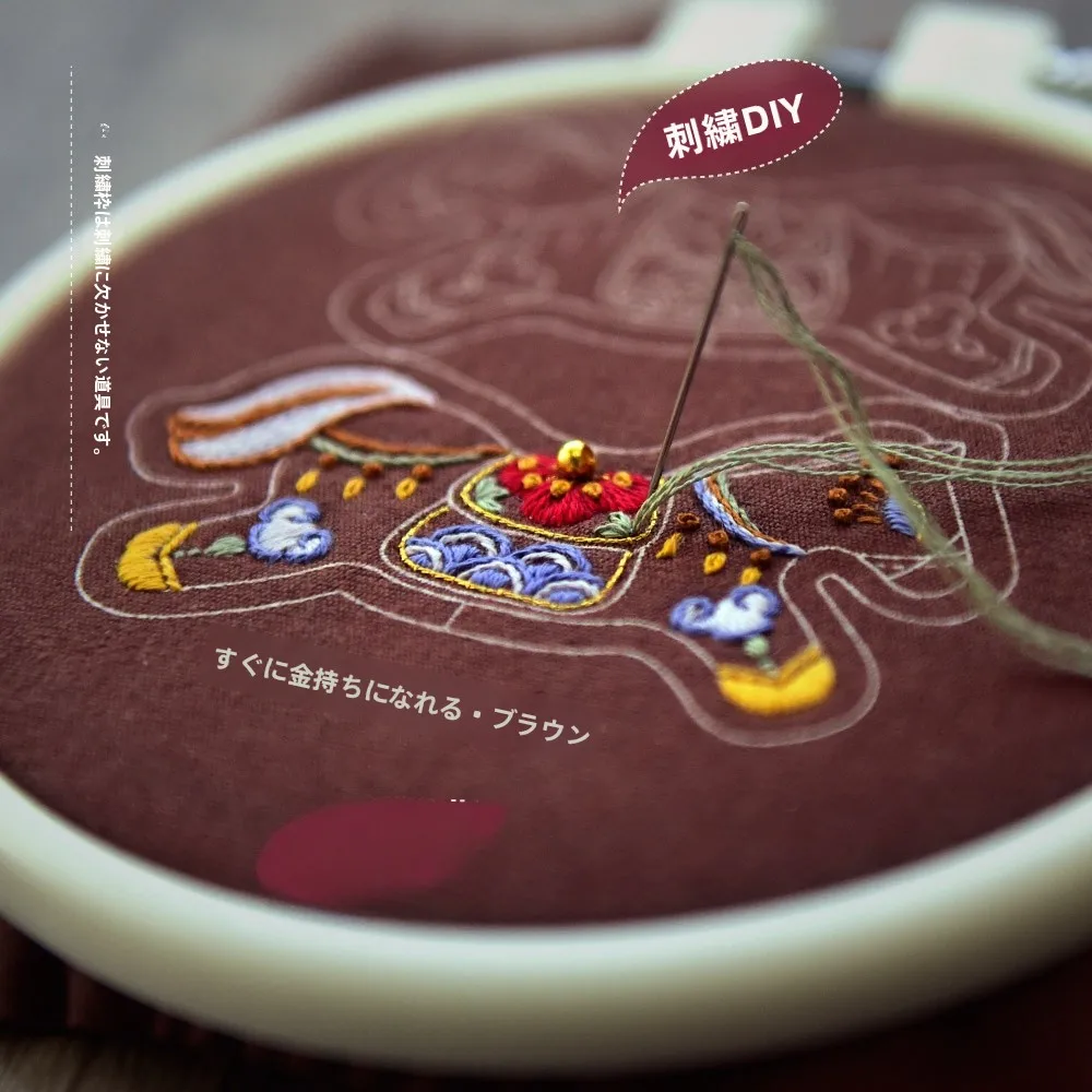 刺繍DIY手作り香囊：敬老の日プレゼントとしての実用性と作成の簡易性