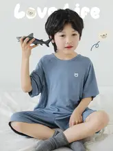 男の子用夏用パンツ＆Tシャツ【軽量・通気性・ゆったりデザイン】（セットアップ対応）