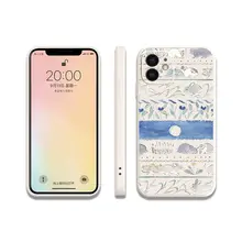 カートゥーンレトロ可愛いウサギイラストの液体シリコン全包スマホケース【iPhone 14・Apple 15・Huawei P50・Xiaomi 13対応】