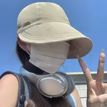 Zhao Lusiと同じスタイルの速乾性日焼け止め帽子