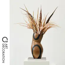 侘寂風のアンティーク調花瓶【インテリア・卓上装飾用】