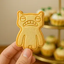 面白いファグラーの歯の奇妙なクッキー型