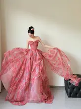 エレガントなビスチェデザインのドレス【結婚式・パーティー・甘美な印象】