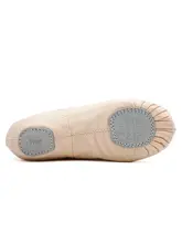 Sansha バレエ練習用シューズ【コットンキャンバス・子供用・ソフトソール・ピンク・猫の爪デザイン】