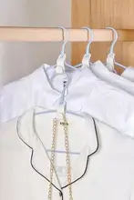 ファッション衣類ハンガー用連結フック【スタッキング可能・多層収納・衣帽用】