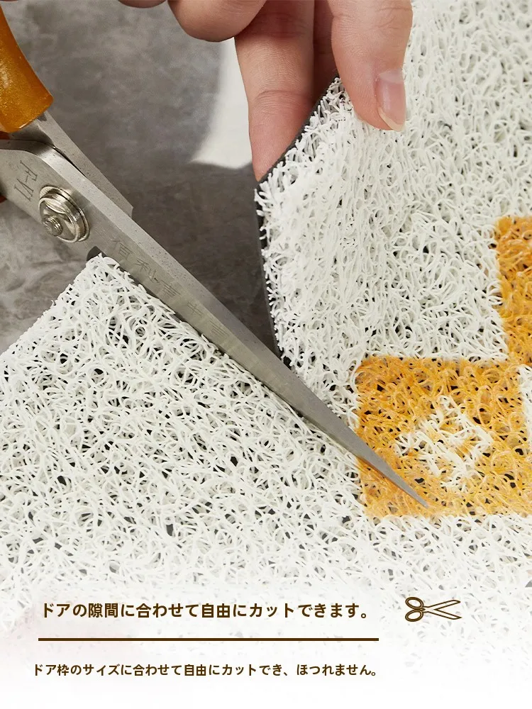 防水滑り止め玄関マット【カット可能・小花デザイン】の実用性と性能を徹底解説