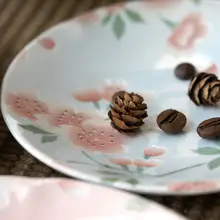 和風陶磁器 食器セット【桜模様・ボウル・スープボウル・大皿】（セットアップ対応）