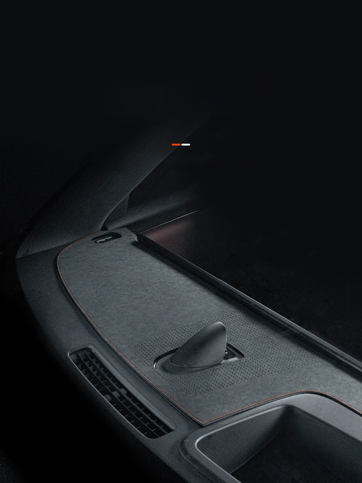 車内用ダッシュボード避光マット：問界M8対応のAlcantara素材で快適性と装飾性を両立