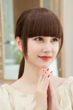 厚手の前髪ウィッグ【自然な流れ・リアルヘア・女性用】