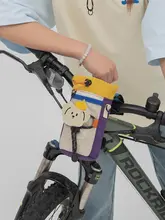 自転車用フロントハンドルバッグ【ドリンクホルダー付き・収納力抜群】
