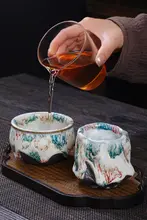 志野焼き大号茶杯【手作り・和風・陶器・茶器用】