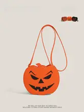 かぼちゃバッグ レディース ユニークデザイン 斜め掛け ショルダーバッグ ミニバッグ 着回し ハロウィン