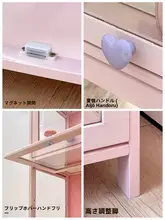 透明なディスプレイキャビネット【リビング用・防塵・分層収納】