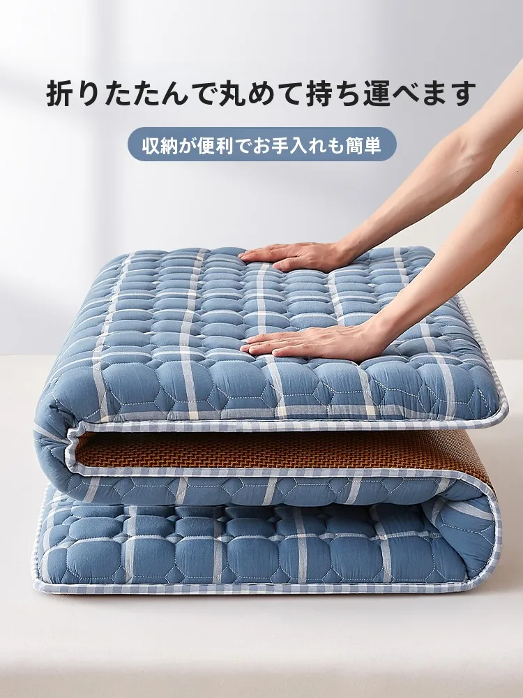 学生用シングルサイズラテックスマットレス【90x190cm・冬夏兼用・クールマット付き】