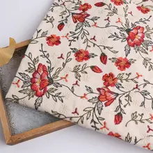 帆布製の花刺繍トートバッグ【デザイン豊富・軽量】