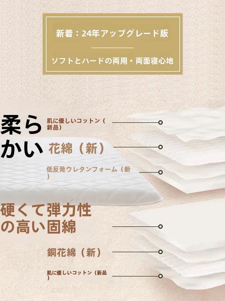 和風畳マット：折りたたみ式で収納便利な寝具用マットのサイズ・特徴と実用性