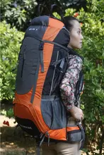 60L防水登山リュック【男女兼用・多機能・通気性・雨カバー付き】