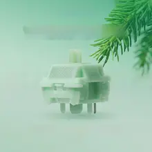 キースイッチ リニア軸 松緑軸 5ピン ホットスワップ 自作キーボード 「WuqueStudio」
