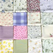 花柄デザインのスクエアヘアバンド【DIY用・布製・田園風】