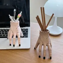 ユニークなデザイン！手のひら型のペン立て【多肉植物用・個性的なインテリア装飾】