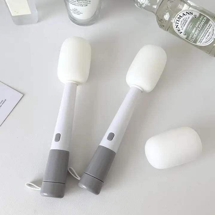 多機能カップクリーナー【長柄スポンジ・哺乳瓶用・隙間掃除対応】