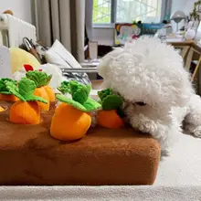 楽しさが広がる！おやつ隠しラビット玩具【犬用・知育ペットおもちゃ】
