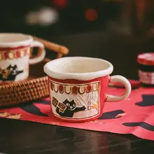 手作り陶器マグカップ【家庭用・カップル向け・コーヒー用】