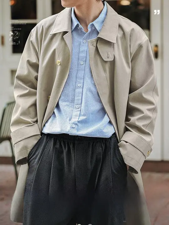 バルマカンコート【中長丈・重厚な生地・春用】