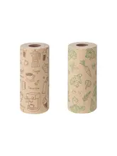 霜山 竹繊維キッチン用ペーパータオル【使い捨て・湿気と乾燥両用・生分解性】