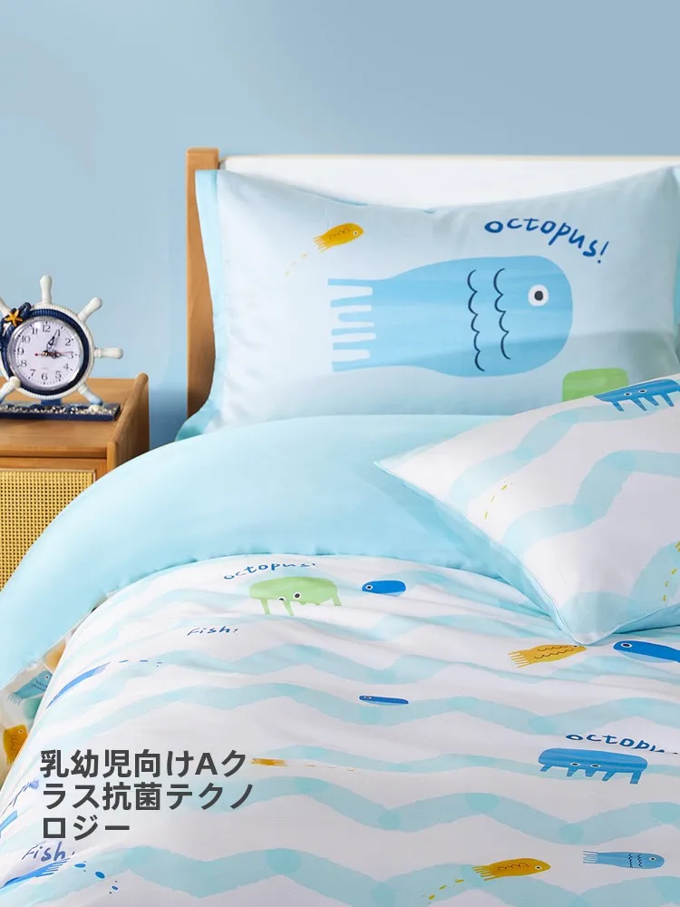 抗菌仕様の子供用シングルベッドセット：ベッドサイズ2つで対応可能な家庭向け選択肢