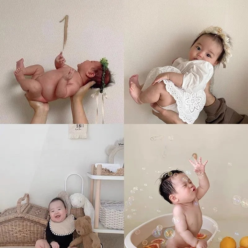 新生児3週目における成長記録用木製フォトプロップスの活用法