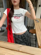 夏用 正肩短袖Tシャツ【ラウンドネック・プリントデザイン・スリムフィット】