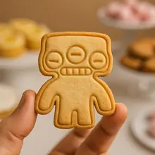 面白いファグラーの歯の奇妙なクッキー型