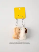 可愛い毛糸のぬいぐるみキーホルダー【バックやリュックの飾りに最適】