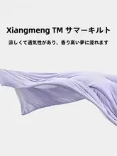 TBH 極上の柔らかさ 夏用冷感掛け布団【ラベンダーと檀木の香り・ダブルサイズ対応】