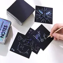 スクラッチペーパー 学生 DIY カード 知育 美術 カラフル 創造的