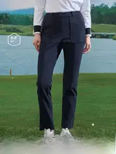 暖かいゴルフ用ストレッチパンツ【レディース・ストレート・加毛】