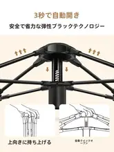 防水機能付き自動開閉式アウトドアテント【折りたたみ式・ポータブル・キャンプ用・ビーチ用】