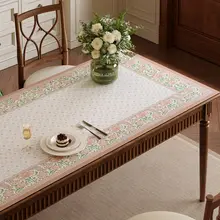 テーブルマット 長方形 耐熱マット 天板保護 アメリカンカントリー 家庭用 リビング ダイニング