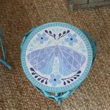植物用金属花架【モザイク陶器天板・庭やバルコニーに最適】（セットアップ対応）