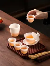 持ち運びに便利な旅行用茶器【アウトドア・茶碗・茶杯・茶盤・収納バッグ付き】（セットアップ対応）
