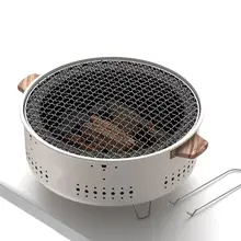 屋外用 円形 ポータブル 炭焼き 兼用 暖房バーベキューグリル【家庭用・室内外両用】